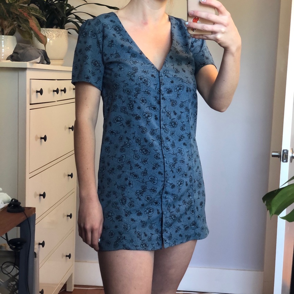 Flower Mini Dress